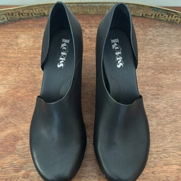 Arielle Wood Sole d'Orsay Pump - Picture 2 of 5